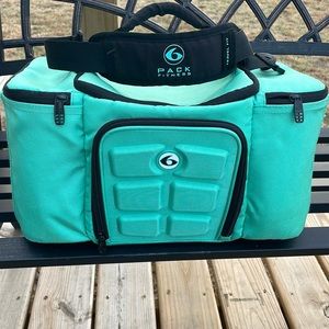 6 pack fitness meal prep bag